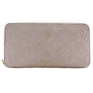 LOUIS VUITTON Zippy wallet Purse M69034 Tour rail gray Monogram Ann Platt
